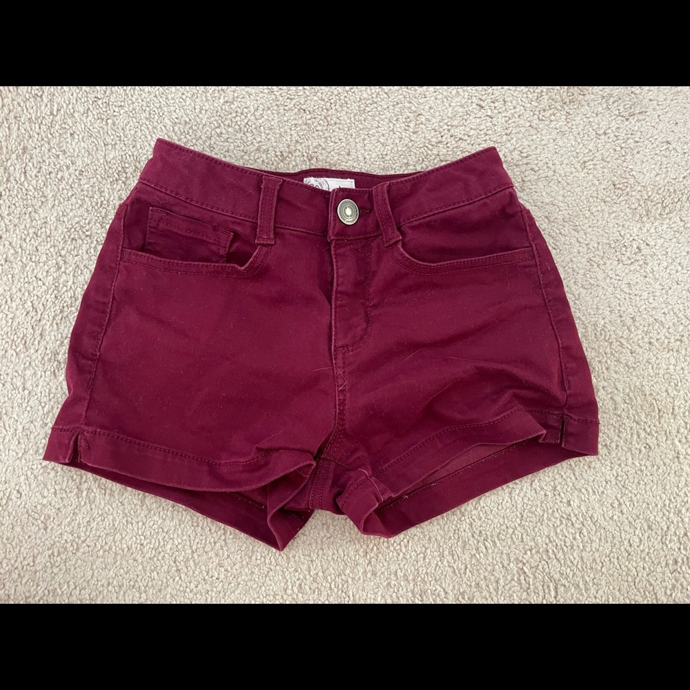 SO High-Rise Red Shorts